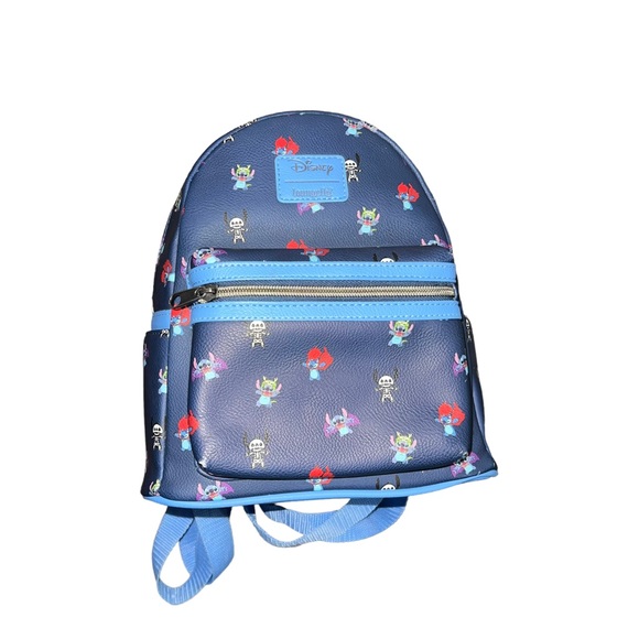 Loungefly Disney Lilo & Stitch Costumes Mini Backpack Blue - Picture 13 of 16